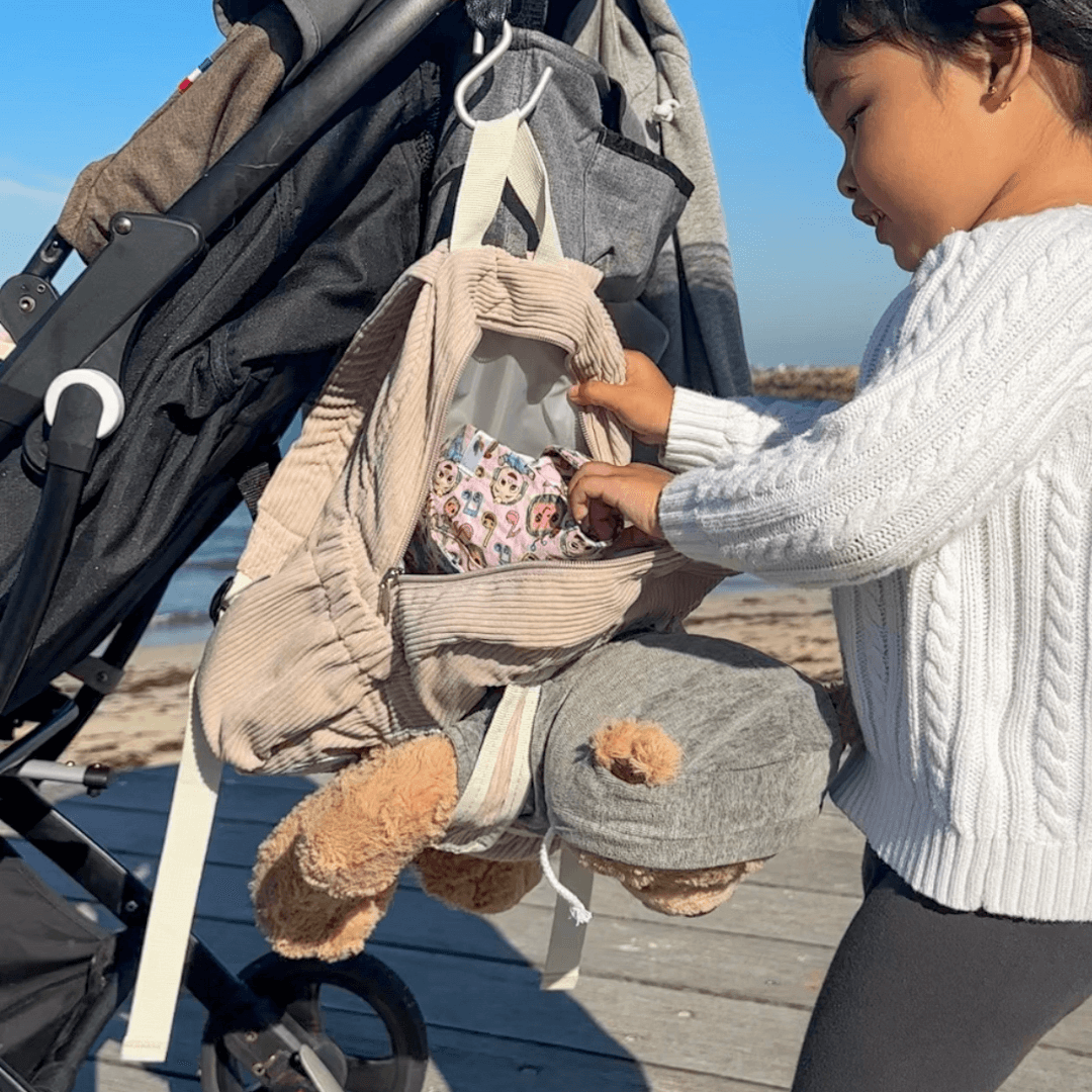 Cuddle & Carry Backpack - Sandcastle Safari