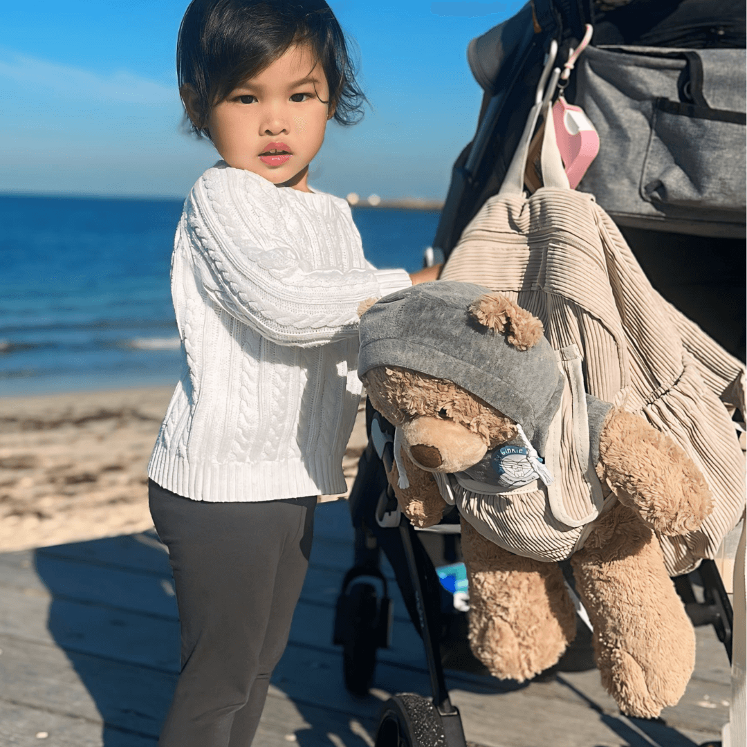 Cuddle & Carry Backpack - Sandcastle Safari